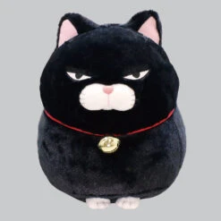 Amuse Plushie: Huge Higemanju Kuromame Plush