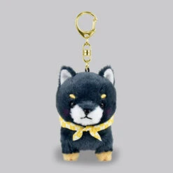 Amuse Plushie: Marutama Mameshiba Sankyoudai Mamejiro Plush Keychain