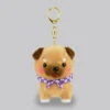 Amuse Plushie: Marutama Mameshiba Sankyoudai Mamesaburo Plush Keychain