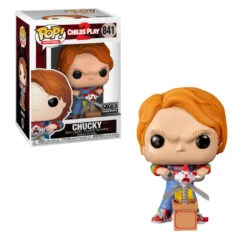 Pop! Movies Child's Play 2 Vinyl Figure Chucky (With Buddy And Scissors) #841 FYE Exclusive