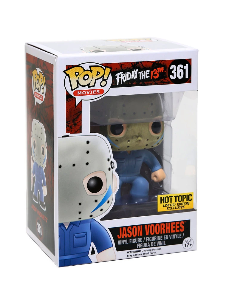 Pop! Movies Friday The 13th Vinyl Figure Jason Voorhees (Blue) #361 Hot Topic Exclusive 1 Pop! Movies Friday The 13th Vinyl Figure Jason Voorhees (Blue) #361 Hot Topic Exclusive