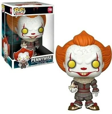 Pop! Movies IT Chapter 2 Vinyl Figure 10" Pennywise With Boat #786 1 Pop! Movies IT Chapter 2 Vinyl Figure 10" Pennywise With Boat #786