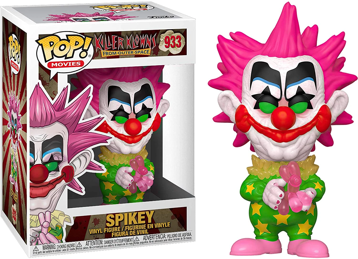 Pop! Movies Killer Klowns From Outer Space Vinyl Figure Spikey #933 1 Pop! Movies Killer Klowns From Outer Space Vinyl Figure Spikey #933