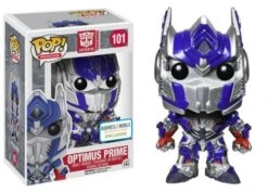 Pop! Movies Transformers Vinyl Figure Optimus Prime Metallic #101 Barnes & Noble Exclusive