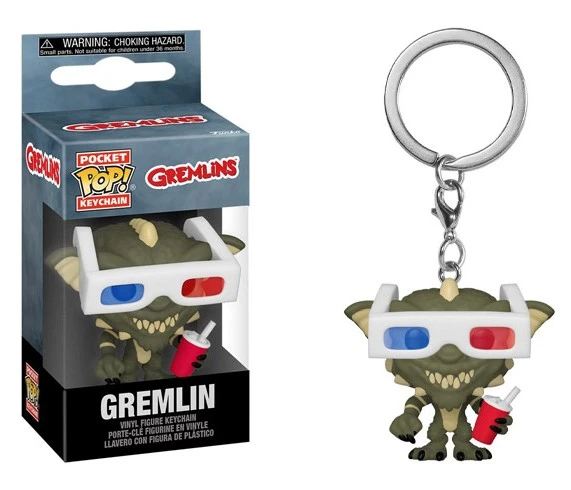 Pop! Pocket Keychain Gremlins Vinyl Figure Gremlin (with 3D Glasses) 1 Pop! Pocket Keychain Gremlins Vinyl Figure Gremlin (with 3D Glasses)