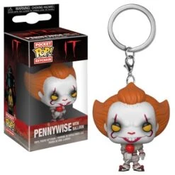 Pop! Pocket Keychain IT Vinyl Figure Pennywise With Balloon