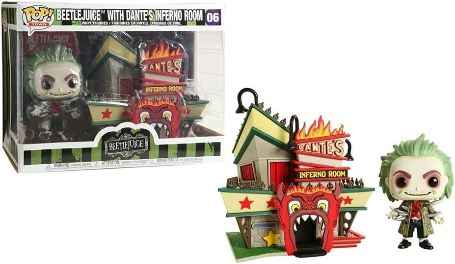 Pop! Town Beetlejuice Vinyl Figure Beetlejuice With Dante's Inferno Room #06 Hot Topic Exclusive 1 Pop! Town Beetlejuice Vinyl Figure Beetlejuice With Dante's Inferno Room #06 Hot Topic Exclusive