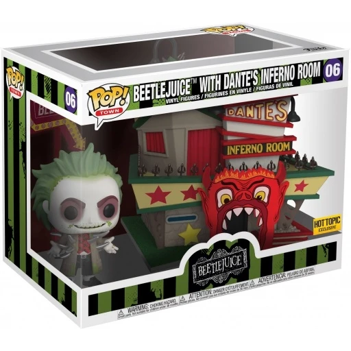 Pop! Town Beetlejuice Vinyl Figure Beetlejuice With Dante's Inferno Room #06 Hot Topic Exclusive (Substandard) 1 Pop! Town Beetlejuice Vinyl Figure Beetlejuice With Dante's Inferno Room #06 Hot Topic Exclusive (Substandard)