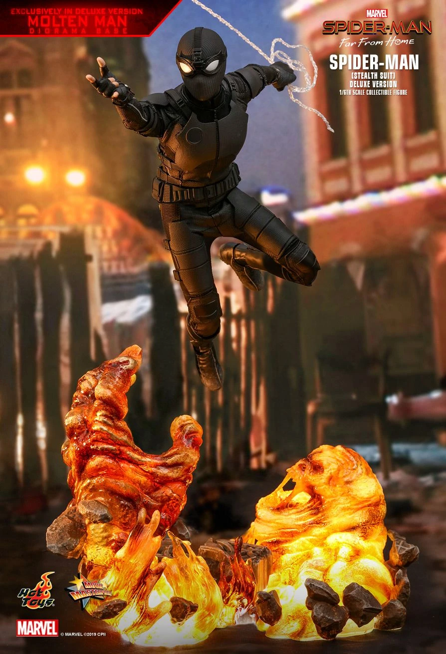 Spider-Man (Stealth-Suit) "Deluxe Version" With Diorama (MMS541) 2 Spider-Man (Stealth-Suit) "Deluxe Version" With Diorama (MMS541) - Image 2