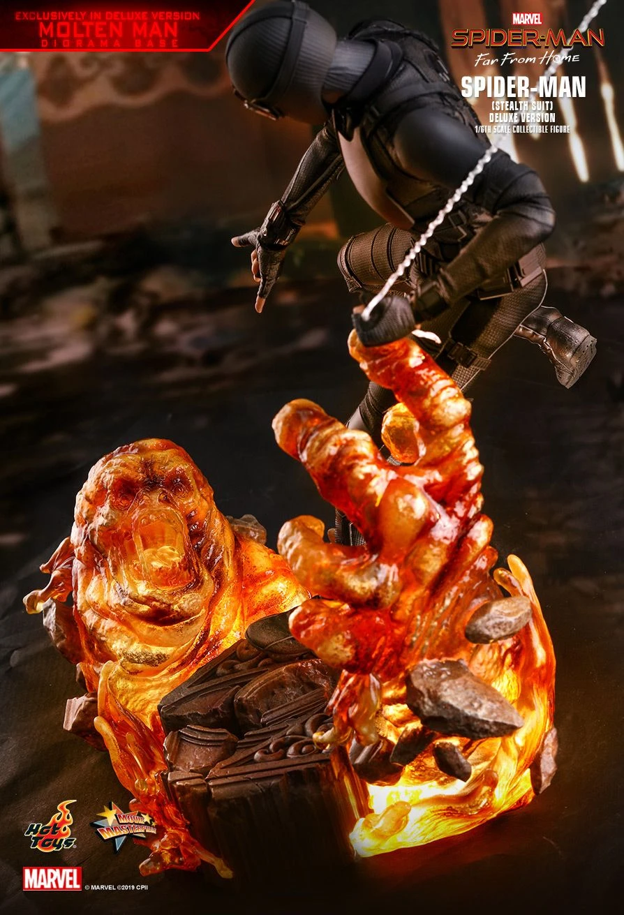 Spider-Man (Stealth-Suit) "Deluxe Version" With Diorama (MMS541) 3 Spider-Man (Stealth-Suit) "Deluxe Version" With Diorama (MMS541) - Image 3