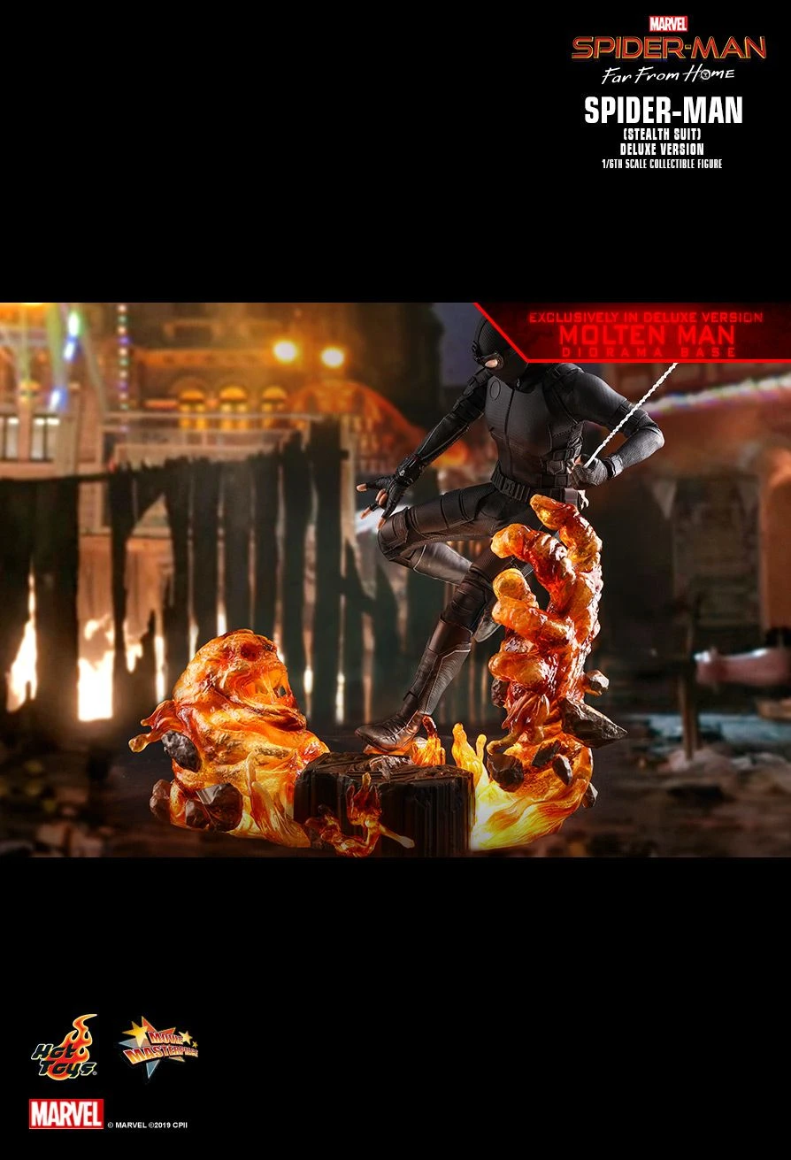 Spider-Man (Stealth-Suit) "Deluxe Version" With Diorama (MMS541) 4 Spider-Man (Stealth-Suit) "Deluxe Version" With Diorama (MMS541) - Image 4