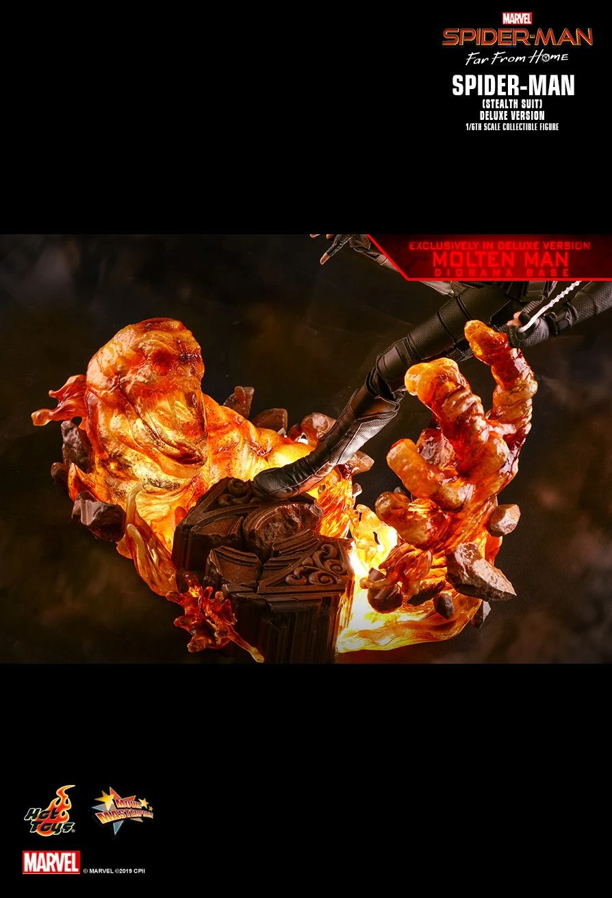 Spider-Man (Stealth-Suit) "Deluxe Version" With Diorama (MMS541) 6 Spider-Man (Stealth-Suit) "Deluxe Version" With Diorama (MMS541) - Image 6