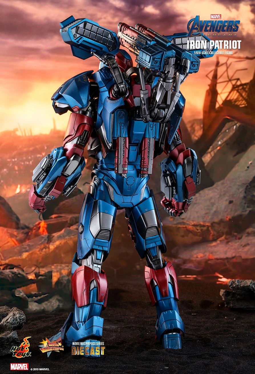 Iron Patriot Diecast (MMS547-D34) 4 Iron Patriot Diecast (MMS547-D34) - Image 4