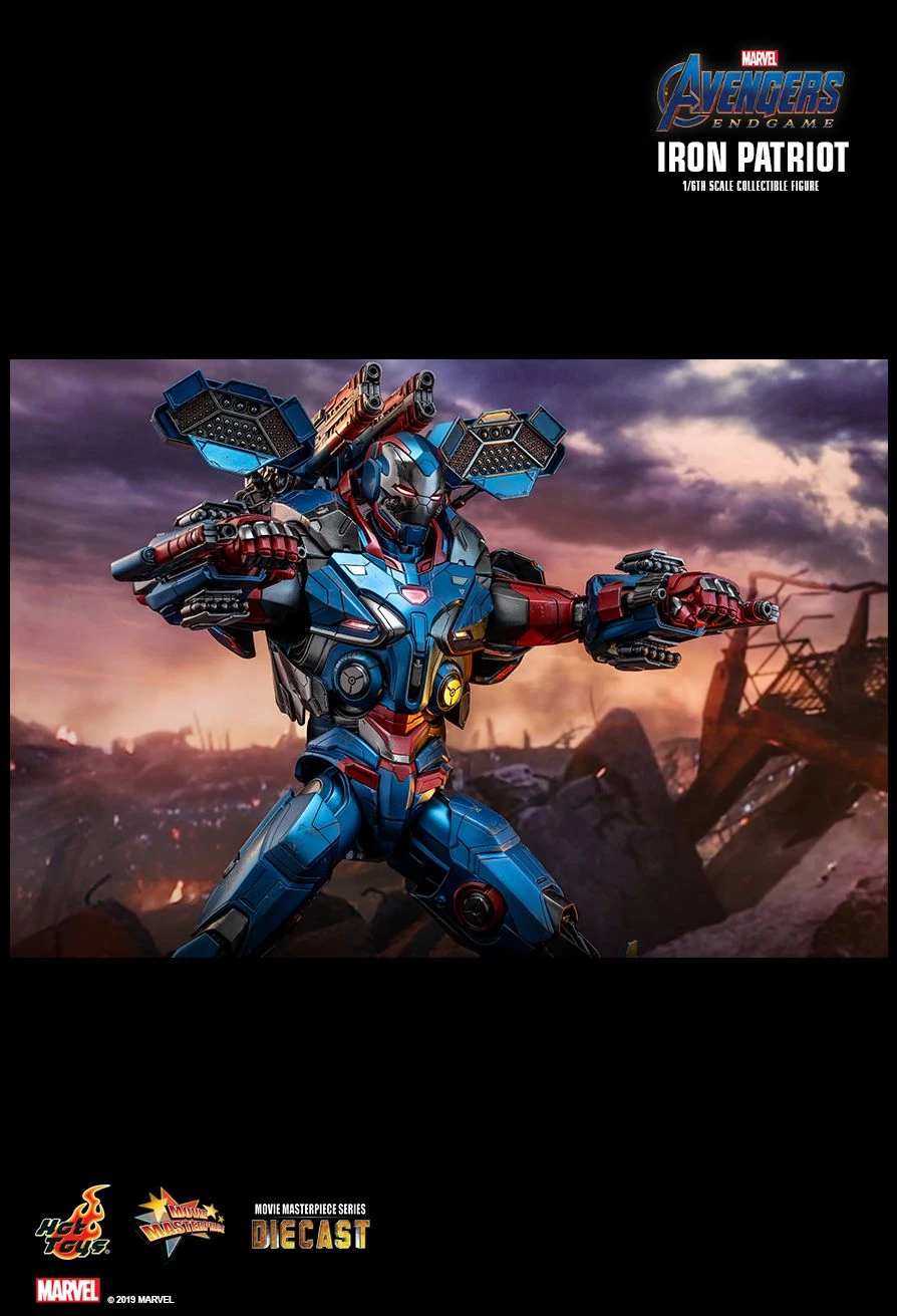 Iron Patriot Diecast (MMS547-D34) 14 Iron Patriot Diecast (MMS547-D34) - Image 14