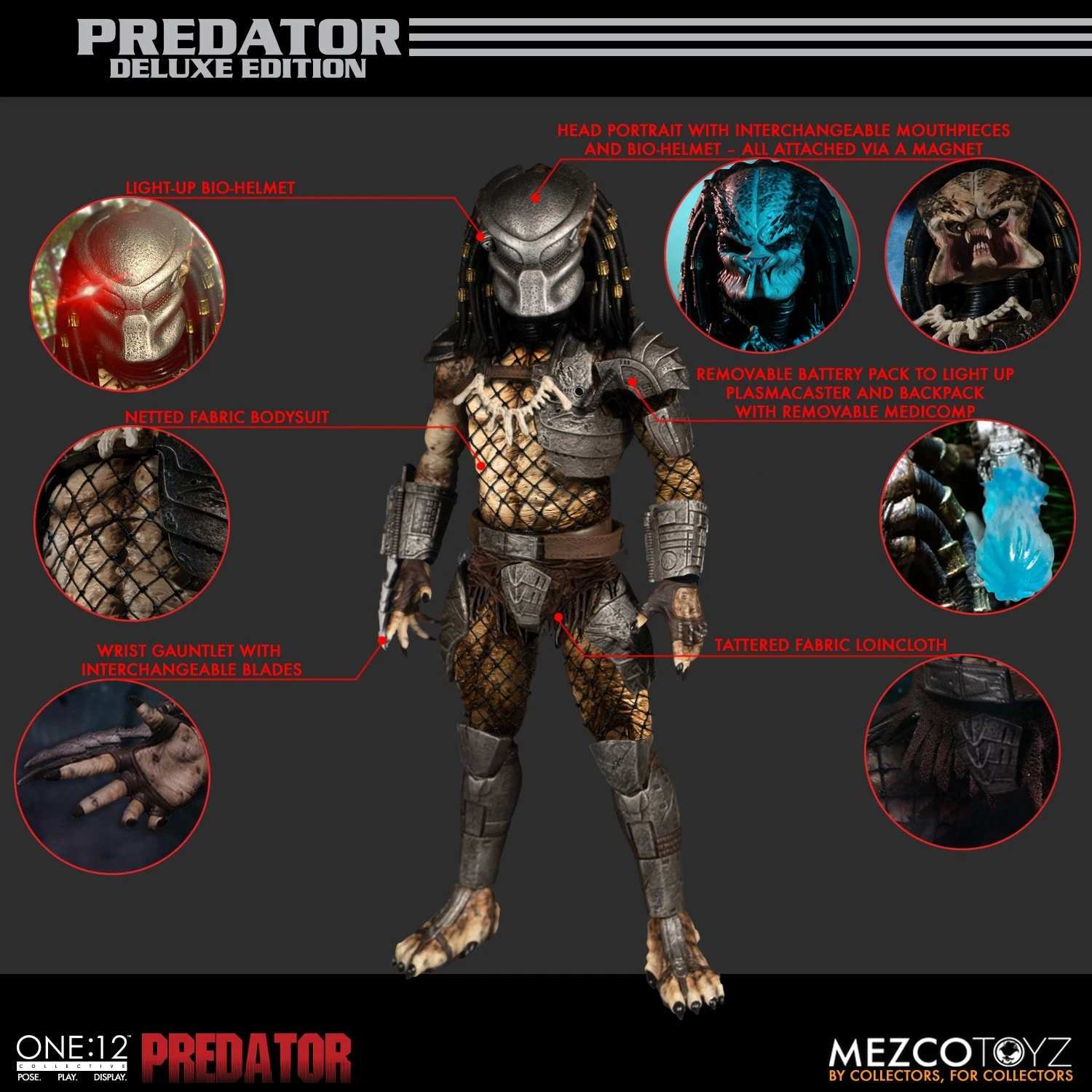 One:12 Collective: Predator Deluxe Edition 9 One:12 Collective: Predator Deluxe Edition - Image 9