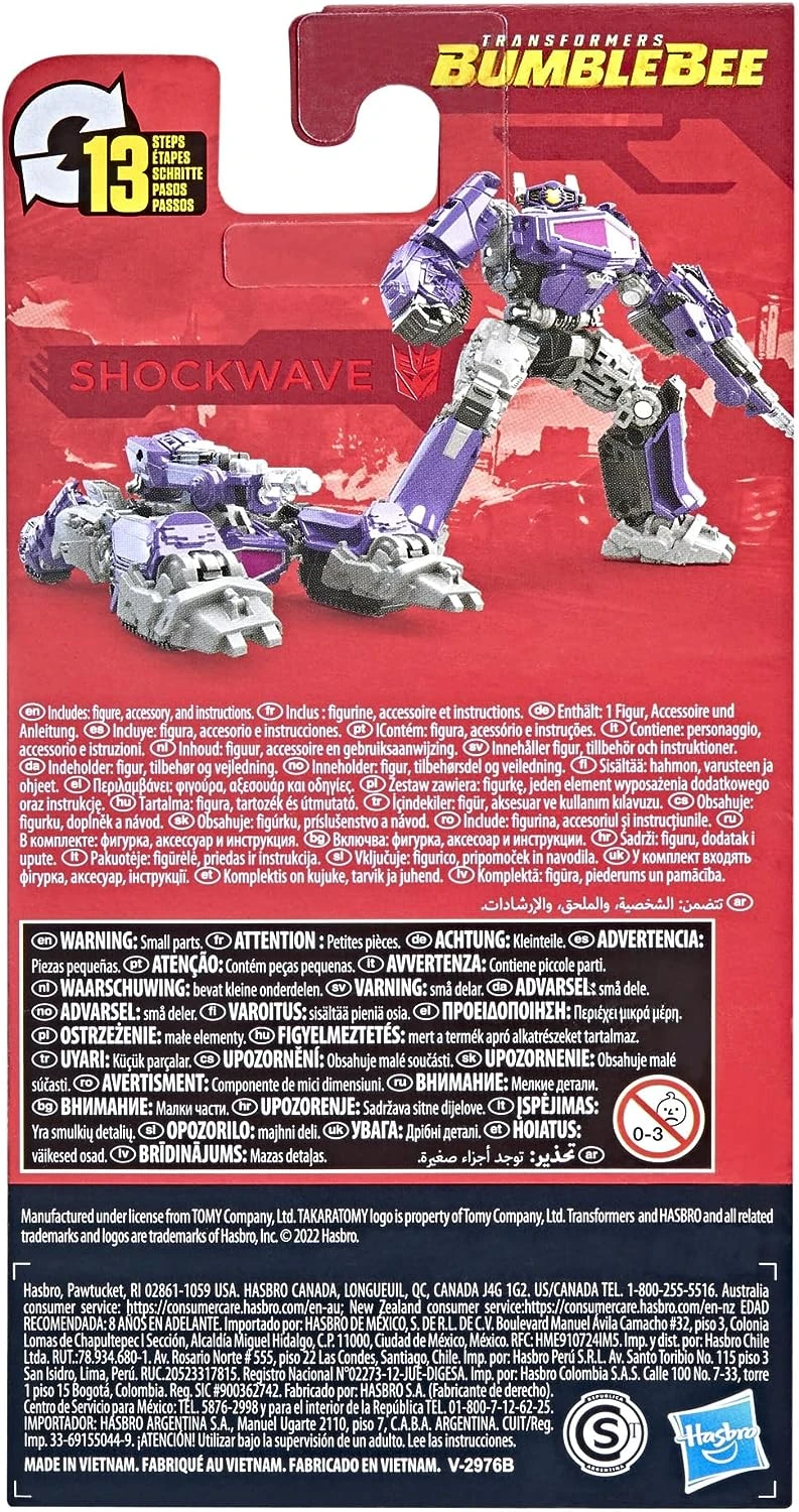 Transformers Generations Studio Series Bumblebee Core Class Shockwave 2 Transformers Generations Studio Series Bumblebee Core Class Shockwave - Image 2