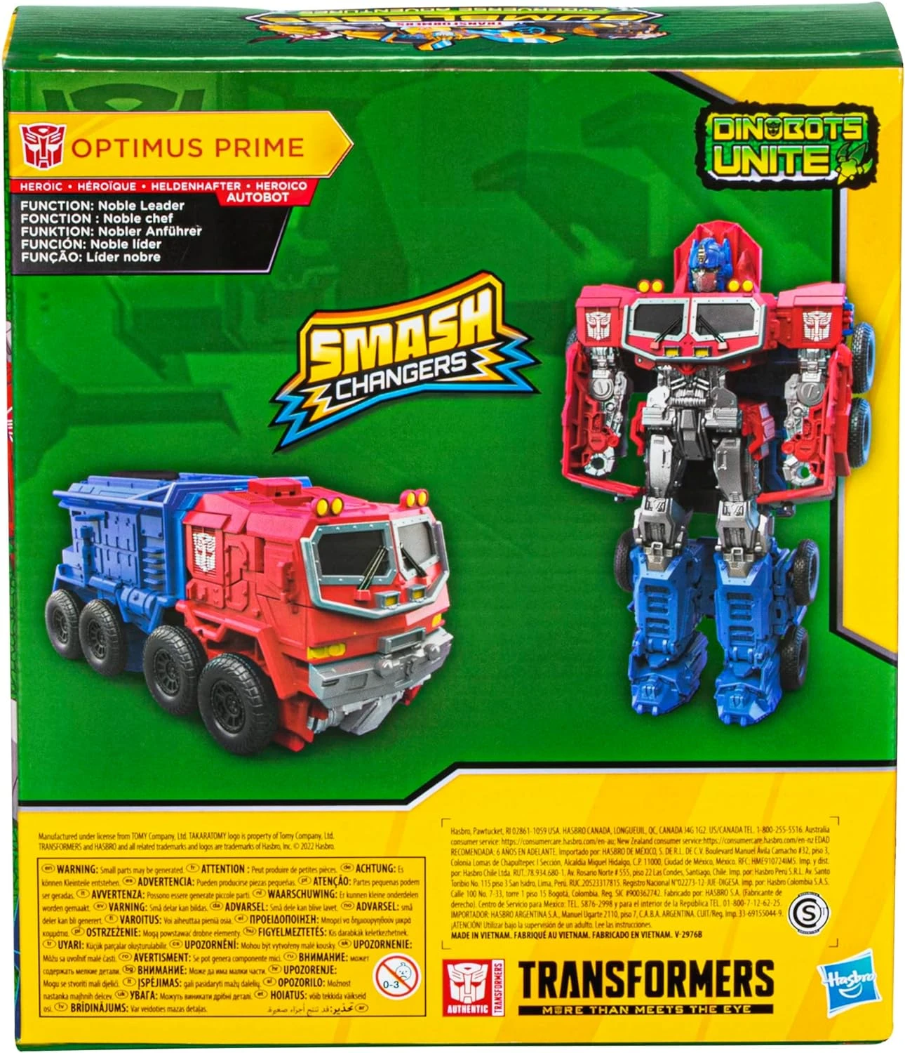 Transformers Bumblebee Cyberverse Adventures 9" Smash Changers Optimus Prime 2 Transformers Bumblebee Cyberverse Adventures 9" Smash Changers Optimus Prime - Image 2