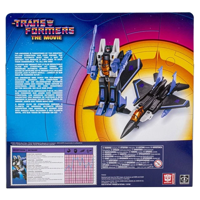 Transformers Retro The Transformers: The Movie - Skywarp 5 Transformers Retro The Transformers: The Movie - Skywarp - Image 5