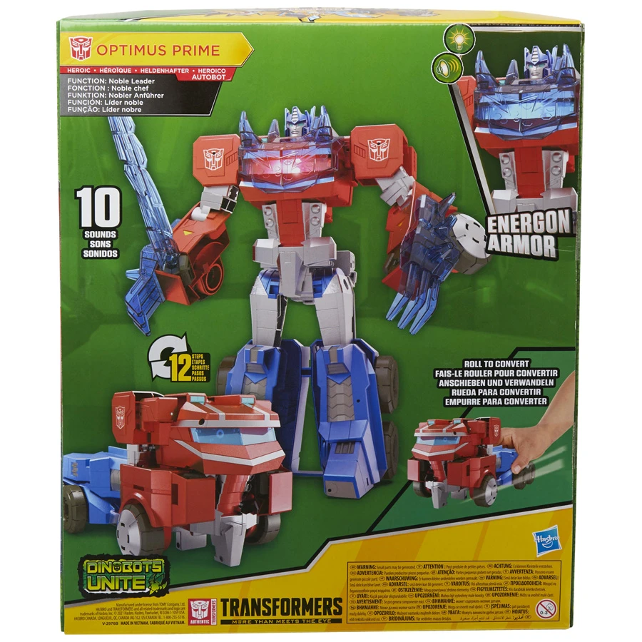 Transformers Bumblebee Cyberverse Adventures Roll N’ Change 10" Optimus Prime 2 Transformers Bumblebee Cyberverse Adventures Roll N’ Change 10" Optimus Prime - Image 2