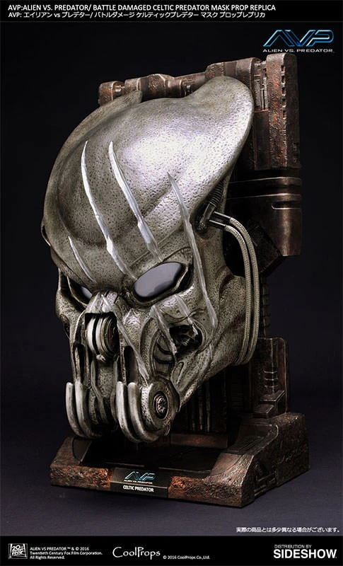 Battle Damaged Celtic Predator Mask 2 Battle Damaged Celtic Predator Mask - Image 2