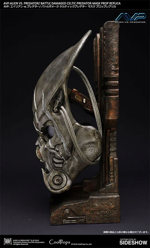 Battle Damaged Celtic Predator Mask 3 Battle Damaged Celtic Predator Mask - Image 3