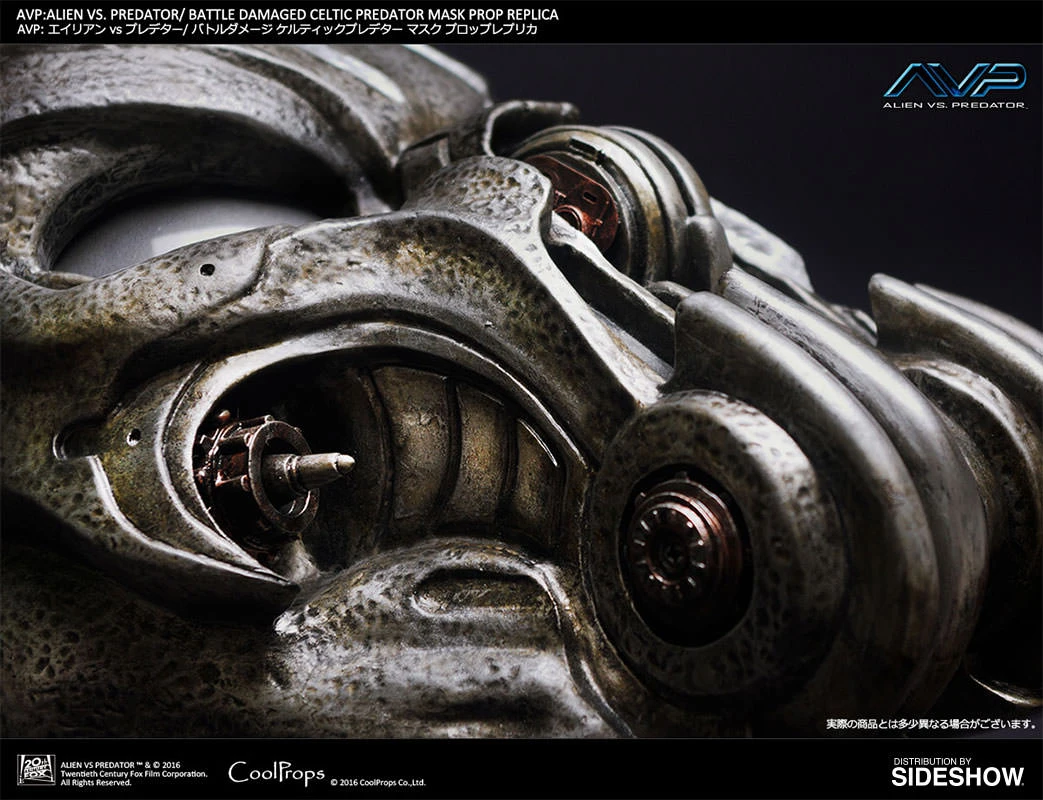 Battle Damaged Celtic Predator Mask 5 Battle Damaged Celtic Predator Mask - Image 5