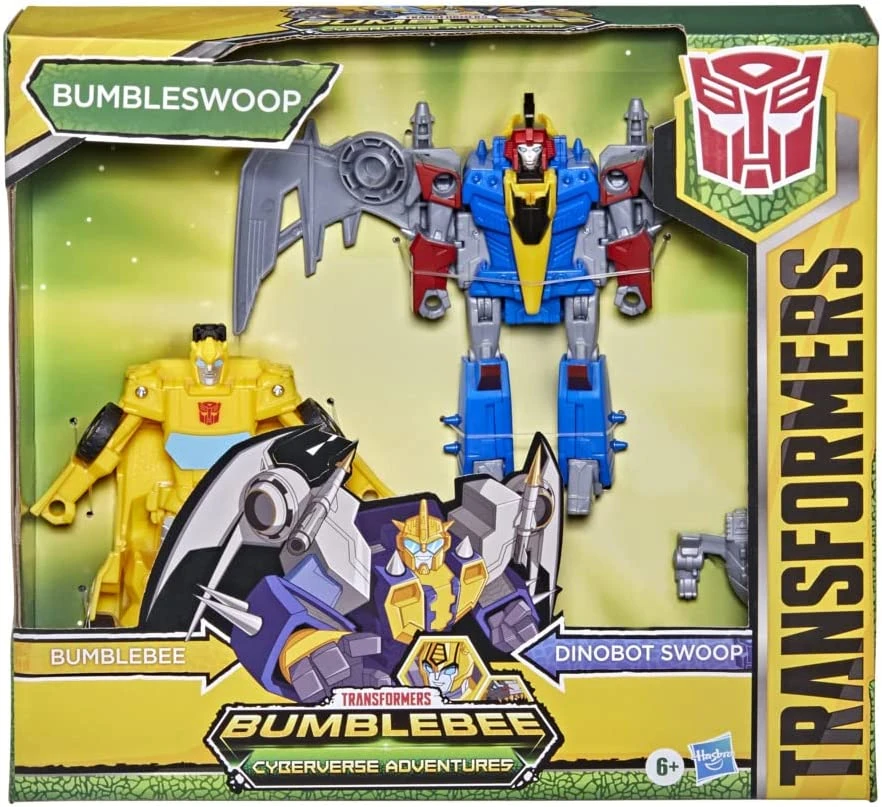 Transformers Bumblebee Cyberverse Adventures Dino Combiners BumbleSwoop Bumblebee & Dinobot Swoop 1 Transformers Bumblebee Cyberverse Adventures Dino Combiners BumbleSwoop Bumblebee & Dinobot Swoop