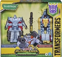 Transformers Bumblebee Cyberverse Adventures Dino Combiners Slugtron Megatron & Dinobot Slug