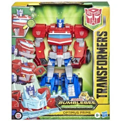 Transformers Bumblebee Cyberverse Adventures Roll N’ Change 10" Optimus Prime