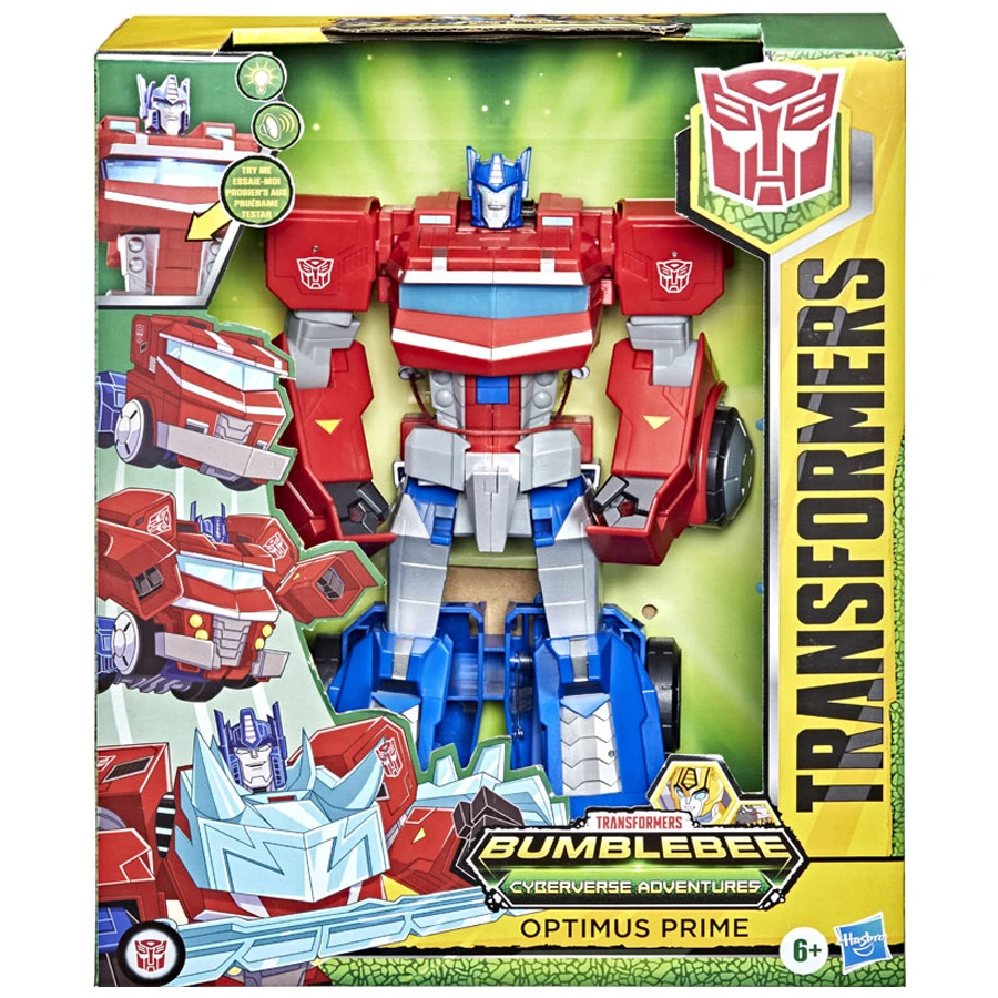 Transformers Bumblebee Cyberverse Adventures Roll N’ Change 10" Optimus Prime 1 Transformers Bumblebee Cyberverse Adventures Roll N’ Change 10" Optimus Prime