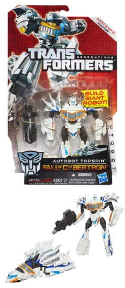 Transformers Generations Fall Of Cybertron Deluxe Class: Autobot Topspin (1 Of 5 Ruination)