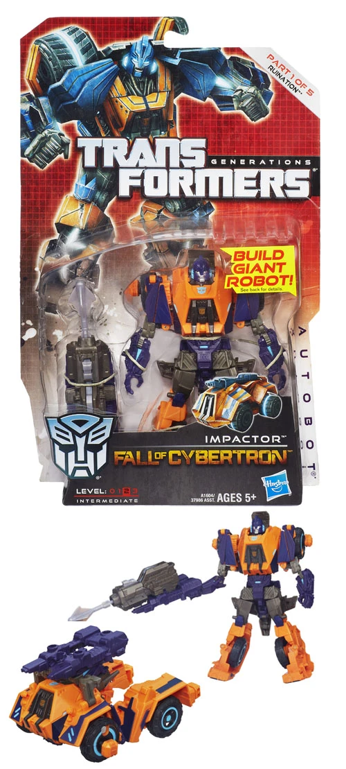 Transformers Generations Fall Of Cybertron Deluxe Class: Impactor (1 Of 5 Ruination) 1 Transformers Generations Fall Of Cybertron Deluxe Class: Impactor (1 Of 5 Ruination)