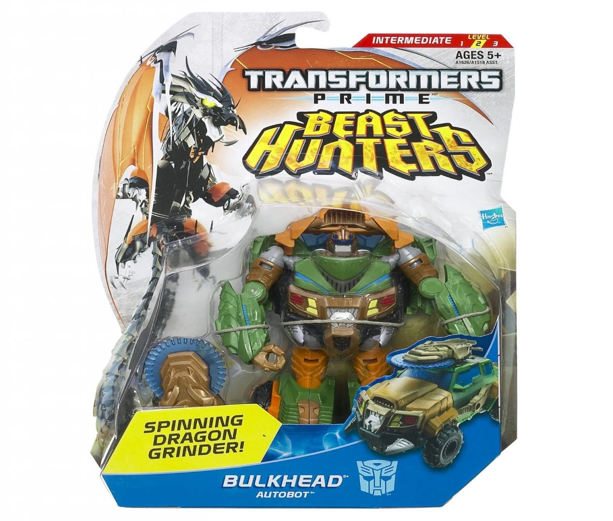 Transformers Prime Beast Hunters Deluxe Class: Bulkhead (Canadian Packaging) 1 Transformers Prime Beast Hunters Deluxe Class: Bulkhead (Canadian Packaging)