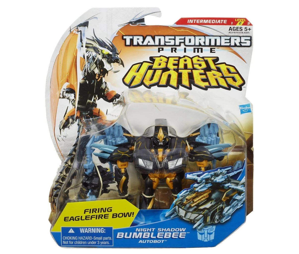 Transformers Prime Beast Hunters Deluxe Class: Night Shadow Bumblebee (Canadian Packaging) 1 Transformers Prime Beast Hunters Deluxe Class: Night Shadow Bumblebee (Canadian Packaging)
