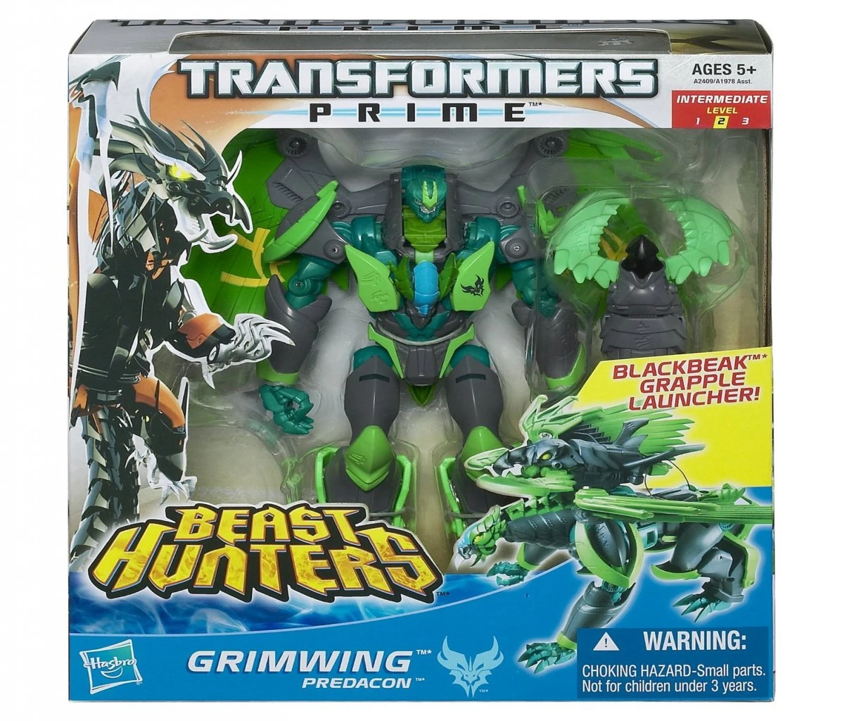 Transformers Prime Beast Hunters Voyager Class: Grimwing 1 Transformers Prime Beast Hunters Voyager Class: Grimwing