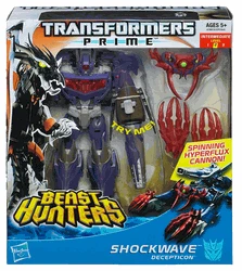 Transformers Prime Beast Hunters Voyager Class: Shockwave