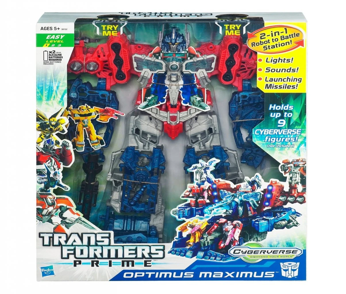 Transformers Prime Cyberverse Leader Class: Optimus Maximus 1 Transformers Prime Cyberverse Leader Class: Optimus Maximus