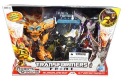 Transformers Prime Deluxe Class 2-Pack: Starscream Vs. Bumblebee (Includes DVD)