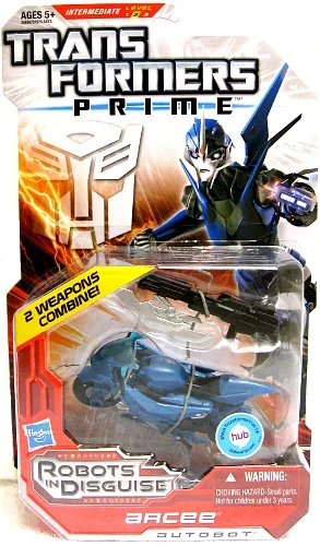 Transformers Prime Deluxe Class: Arcee (Canadian Packaging) 1 Transformers Prime Deluxe Class: Arcee (Canadian Packaging)
